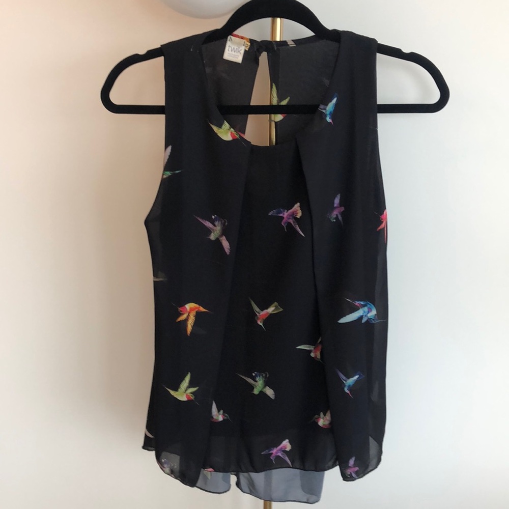 Sleeveless Chiffon Blouse